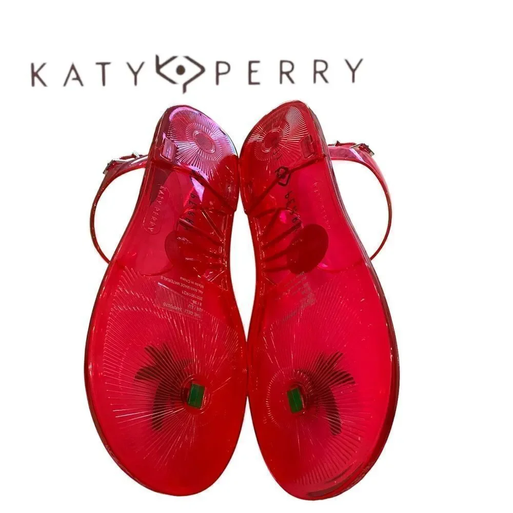 NEW in Box Katy Perry The Geli Palm Tree Sandals 6 7 8 9 10 11